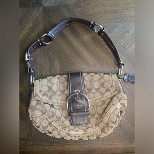 COACH Signature sufflette leather handbag